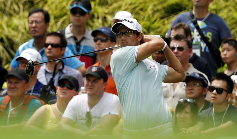 Adam Scott bei der Singapore Open 2012