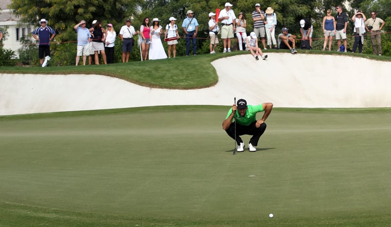 Alvaro Quiros beim Putten