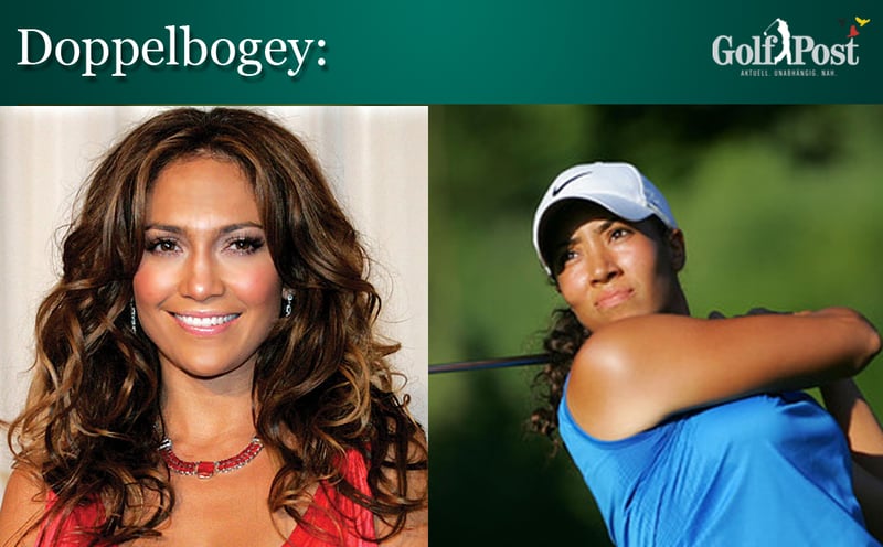 Jennifer Lopez Cheyenne Woods Golf