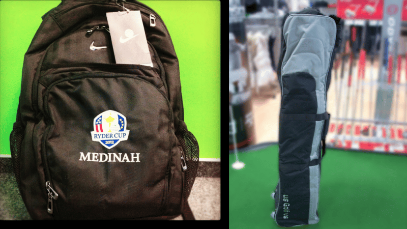 Ryder-Cup-Rucksack und Travel-Bag zu gewinnen