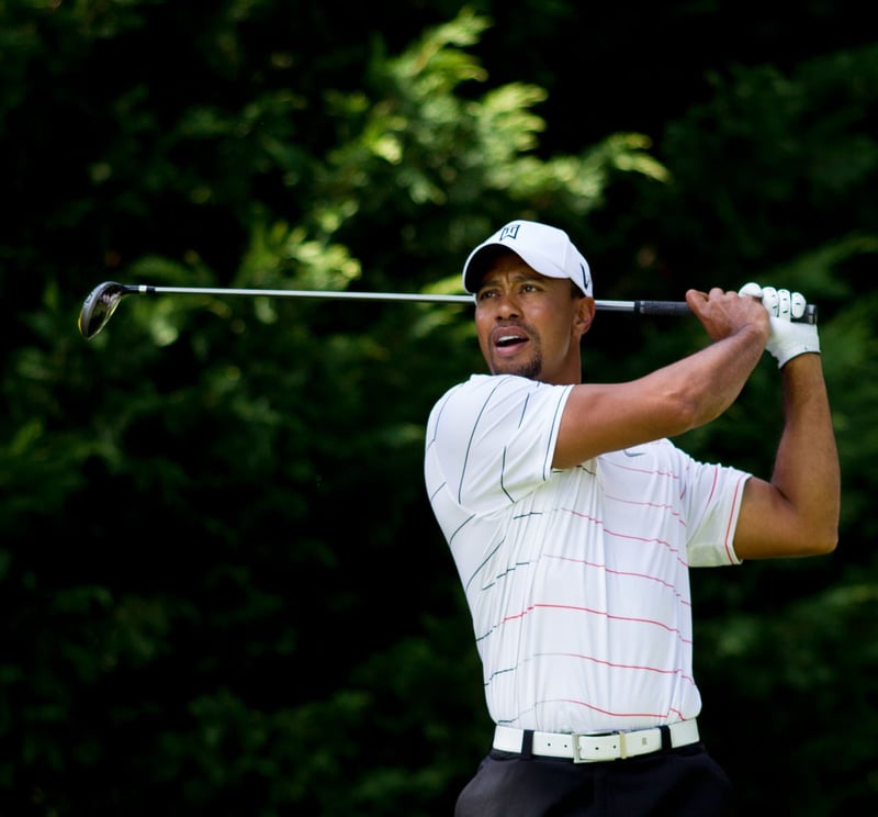 Tiger Woods, jüngster Sieger der Masters