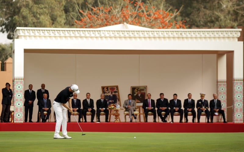 Trophée Hassan II. – Die Pros teen im Garten des Königs auf