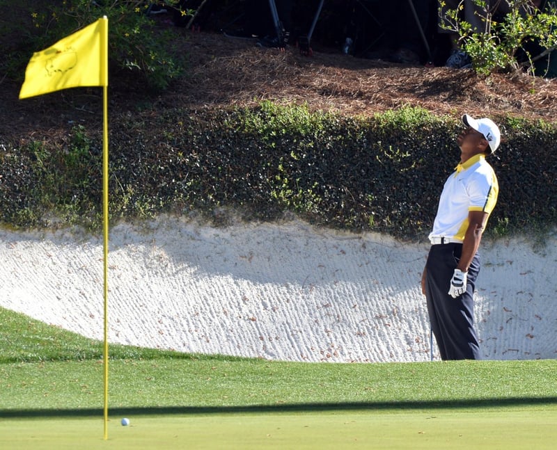 Tiger Woods‘ Reaktion auf die Regelentscheidung beim Masters