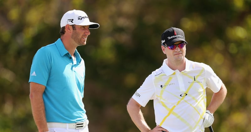 Dustin Johnson und Zach Johnson