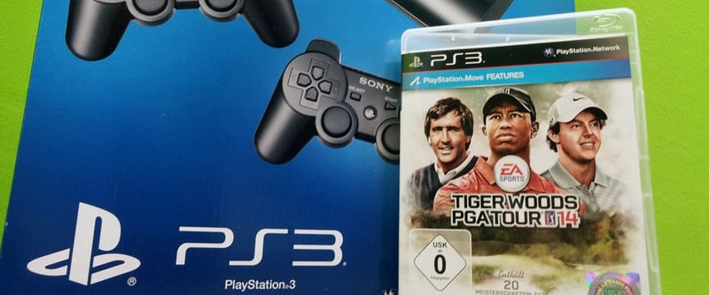Playstation 3 + TIger Woods PGA Tour 14