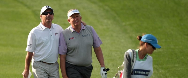 Fred Couples und Colin Montgomerie in der Hall of Fame