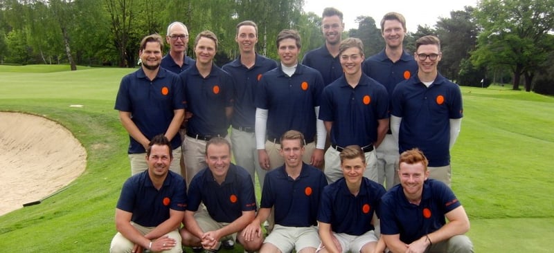Die Herrenmannschaft des Frankfurter Golfclub