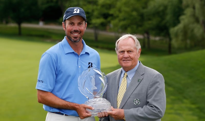 Matt Kuchar feiert Sieg bei the Memorial Tournament