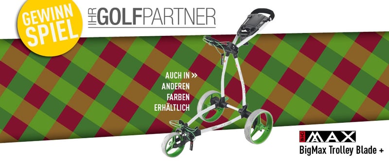 Golf Post verlost in dieser Woche zusammen mit IhrGolfpartner den BigMax Trolley Blade + (Foto:Golf Post)