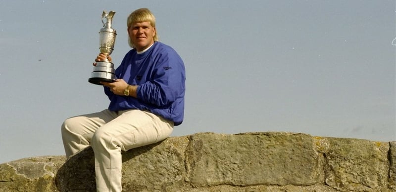 John Daly 1995 mit der Claret Jug. (Foto: Getty)