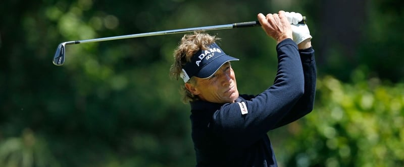 Berhard Langer an der Spitze der Senior Open Championship