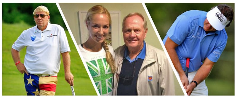 Sabine Lisicki Jack Nicklaus John Daly Phil Mickelson