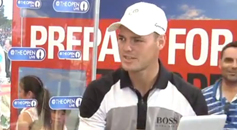 Martin Kaymer im Interview; British Open