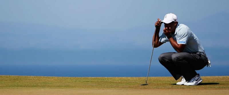 Tiger Woods mit solider Runde bei der British Open