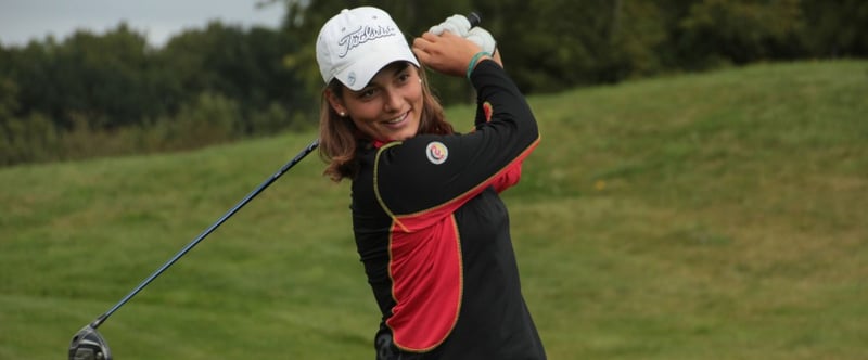 Karolin Lampert beim Junior Solheim Cup am Start