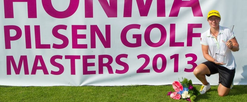 Ann-Kathrin Lindner gewinnt die Honma Pilsen Golf Masters!