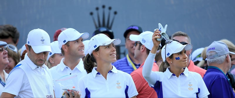 Sieg für Europa im letzten Vormittags-Match an Tag 1 des Solheim Cup