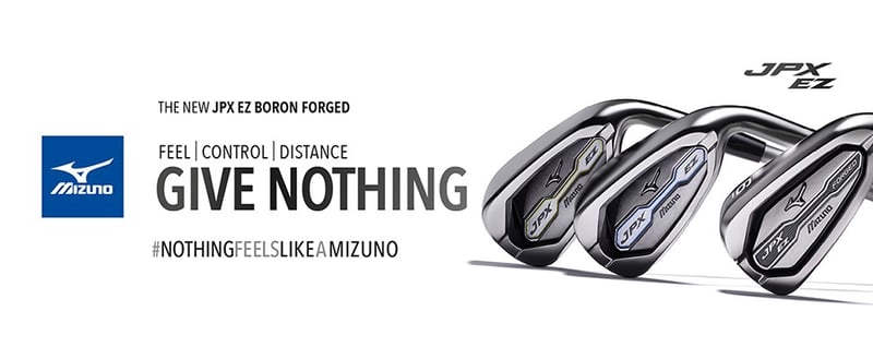 Mit den JPX EZ Forged Eisen werden unsaubere Schläge nicht sofort bestraft. Zusätzlich erhalten Sie mit den Eisen eine bessere Distanzkontrolle. Sie glauben es nicht? Überzeugen Sie sich selbst. (Foto: Mizuno)