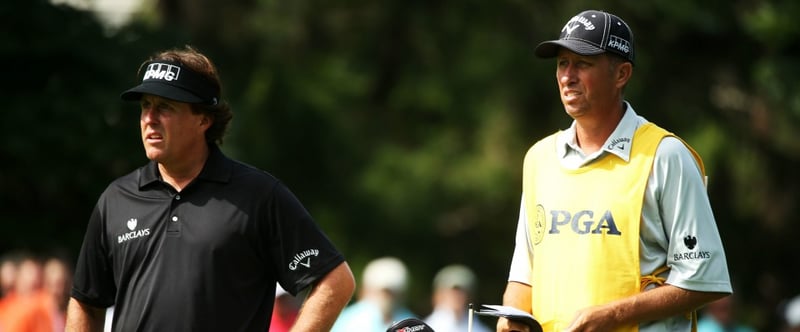 Mickelson am Moving Day der PGA Championship von der Rolle