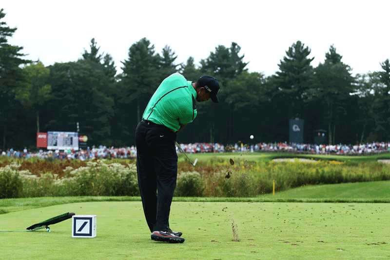 Tiger Woods bei der Deutschen Bank Championship