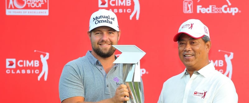 Ryan Moore ist der strahlende Sieger der CIMB Classic