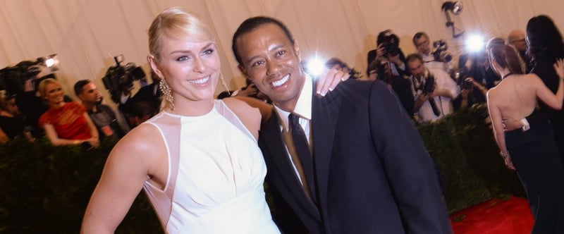 Lindsey Vonn spricht über ihr Beziehungsglück mit Golfstar Tiger Woods.
