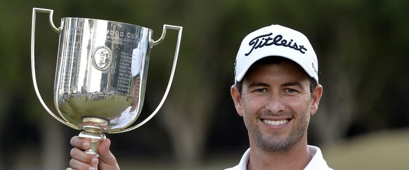 Strahlender Sieger der Australian PGA Championship: Adam Scott