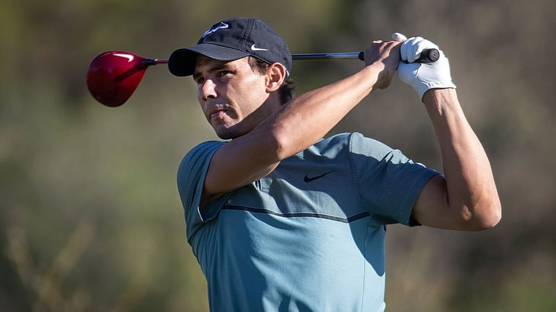 Rafael Nadal bei der Balearic Golf Championship im Jahr 2020. (Foto: Getty)