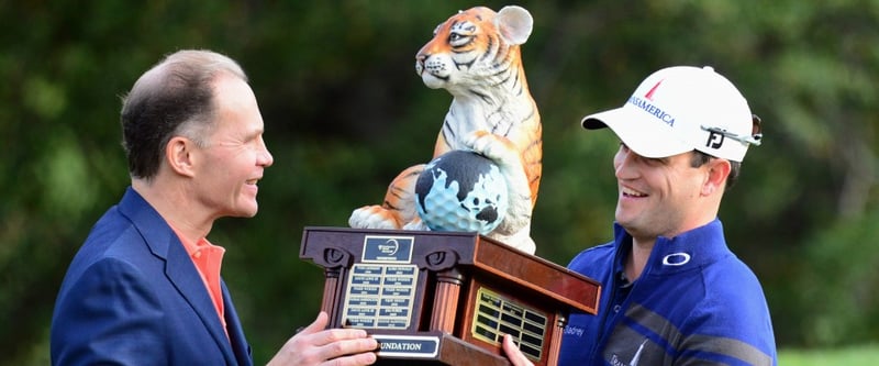 Zach Johnson gewinnt die Northwestern Mutual World Challenge im Stechen.