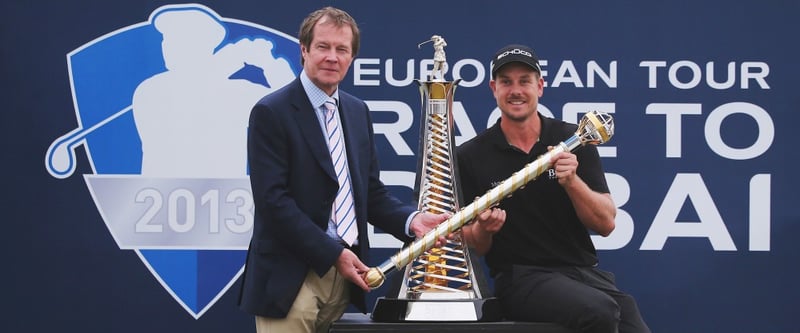 Henrik Stenson erhält die Auzeichnung für den besten Golfer der European Tour 2013 und hat jetzt Majors im Blick.