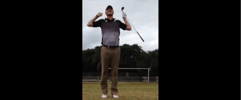 Golfvideo: Chris Wood trifft die Latte