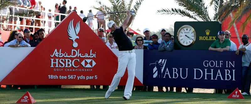 Jamie Donaldson aus Wales ist Titelverteidiger bei der Abu Dhabi Golf Championship