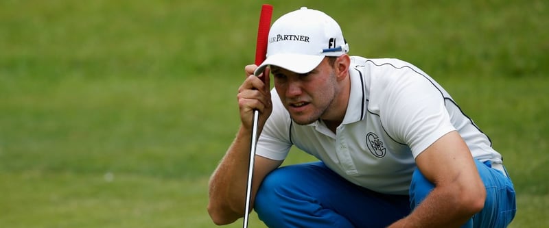 Maximilian Kieffer spielt auch nach dem zweiten Tag der Tshwane Open weiter im vorderen Teil des Feldes mit