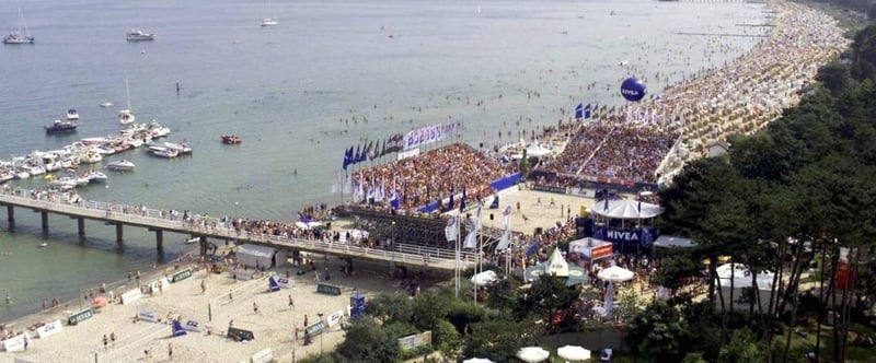 Der Timmendorfer Strand ist unteranderem bekannt für seine Beachvolleyball-Events. (Foto: Getty)