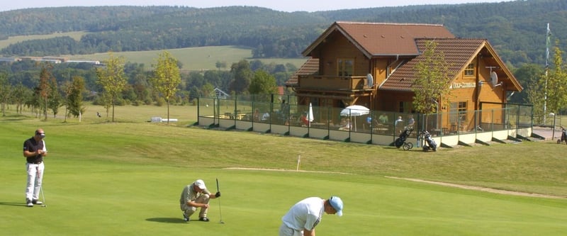 Schnuckliges Clubhaus: Der Golfclub Meisdorf. (Foto: Meisdorf)