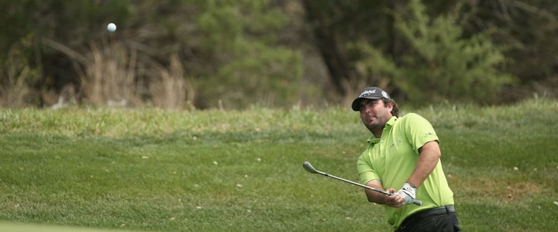 Hoch und rein - Steven Bowditch führt das Feld der Valero Texas Open als Spitzenreiter ins Wochenende. (Foto: Getty)