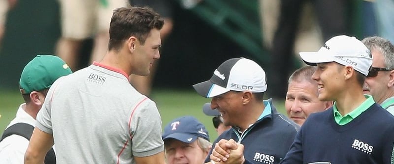 Masters in Augusta: Martin Kaymer trifft Foos auf Übungsrunde