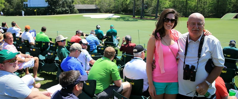 Zu Besuch beim Masters in Augusta: Sandra Gal.