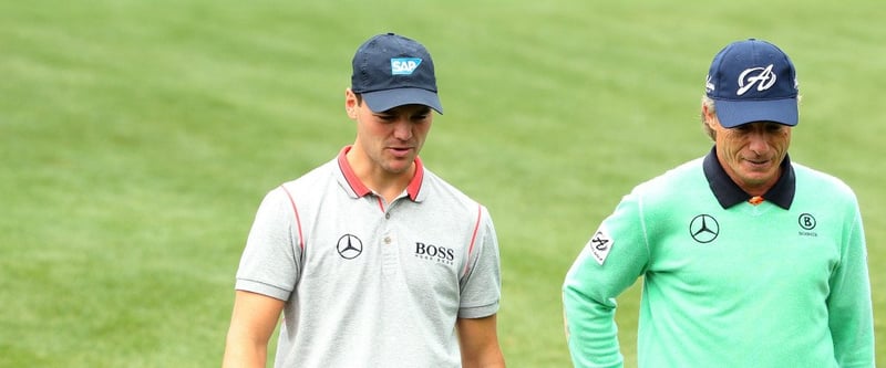 Bernhard Langer und Martin Kaymer halten die deutschen Farben beim Masters hoch, wobei Langer einen guten Auftakt erwischt und Kaymer sich steigern muss. (Foto: Getty)