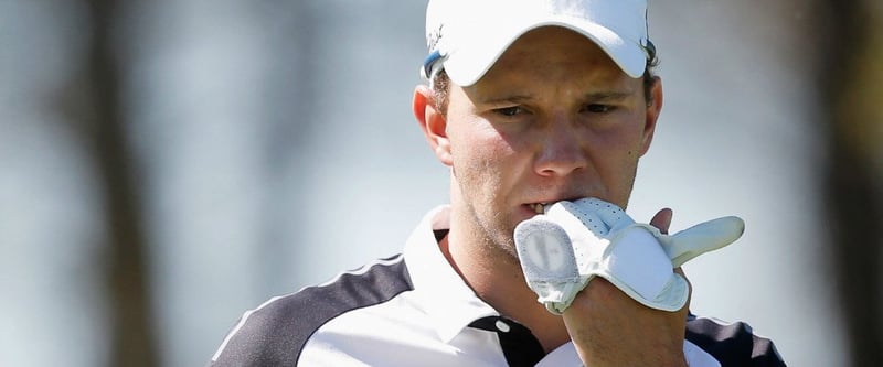 Maximilian Kieffer begann am zweiten Tag des Nordea Masters auf der Front und Back Nine jeweils stark, leistete sich dann aber Schlagverluste.