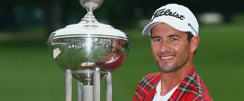 Adam Scott beim Crowne Plaza Invitational 2014