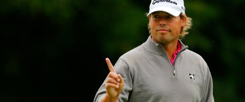 Der Schwede Mikael Lundberg führt nach dem ersten Tag der Lyoness Open zusammen mit Adam Gee das Feld an.