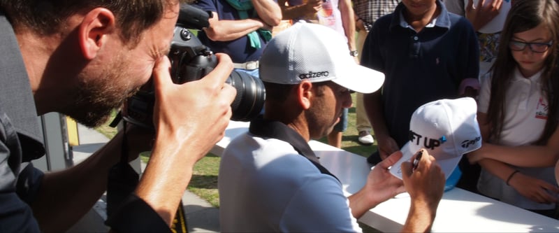 Sergio Garcia war im Kölner Golfclub zu Gast, um ein TaylorMade Performance Lab einzuweihen und Golf Post Rede und Antwort zu stehen.