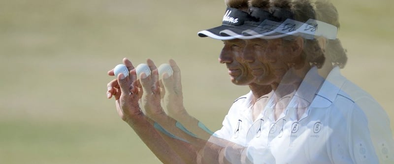 Bernhard Langer dominiert bislang die Senior British Open nach Belieben und spielt in einer eigenen Liga.