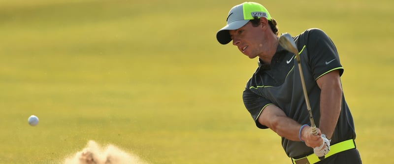 Rory McIlroy spielt erneut eine 66er Runde bei den British Open. (Foto: Getty)