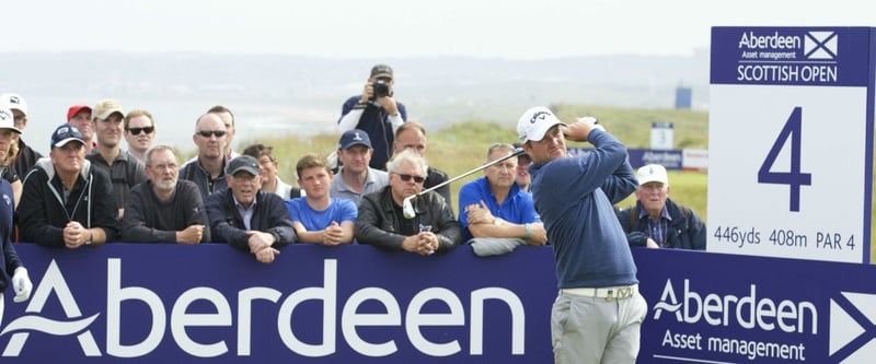 Lokalmatador Marc Warren teilt sich nach dem Moving Day der Scottish Open die Führung mit Justin Rose. (Foto: Getty)