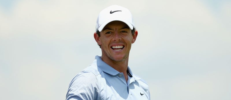 Rory McIlroy hat wieder gut Lachen. Mit seiner neuen alten Liebe ist er wieder glücklich. (Foto: Getty)