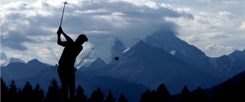 Das Omega European Masters findet wie jedes Jahr vor der beeindruckenden Schweizer Berglandschaft statt. (Foto: Getty)