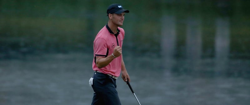 Martin Kaymer ballt nach seinem wichtigen Putt bei der Players Championship die Faust. (Foto: Getty)