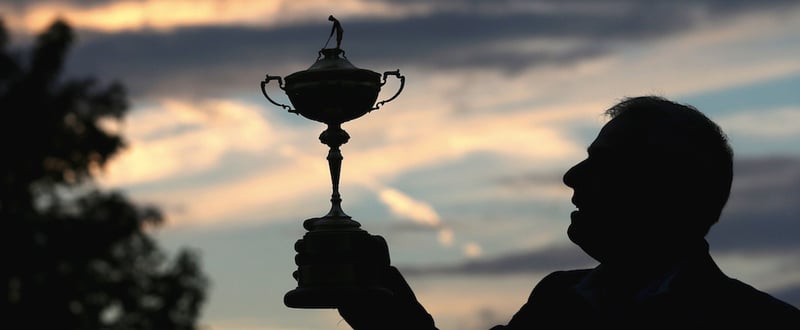 Paul McGinley präsentiert den Ryder Cup. (Foto: Getty)